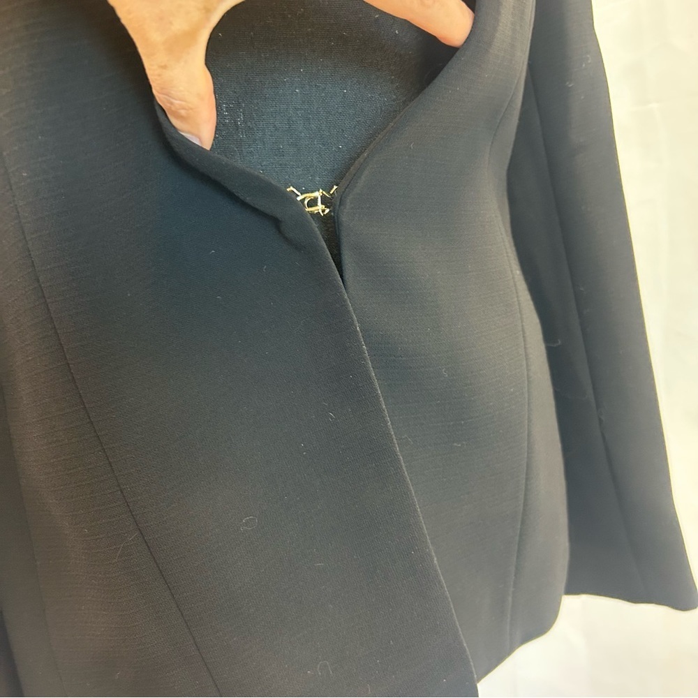 Dkny Black Fitted Structured Tailored Cinched Dee… - image 6